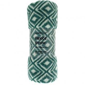 Country Club Tranquil Greens Fleece Blanket