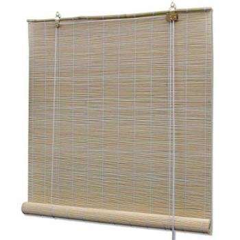 Vidaxl Natural Bamboo Roller Blinds 80 X 160 Cm