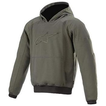 Sudadera con capucha de Moto Alpinestars Ageless Verde Militar-Mezcla
