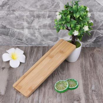 Plateau décoratif en bois pour plantes