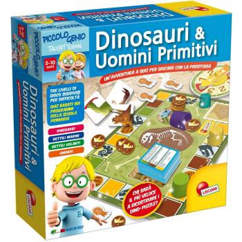 Piccolo Genio Dinosauri e Uomini Primitivi Gioco a Quiz