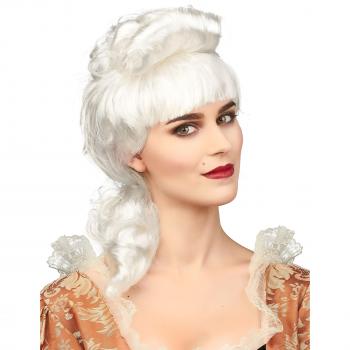 Perruque blanche glamour femme