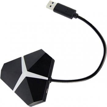 Hub USB 3.0 Extensor 4 Puertos en Negro