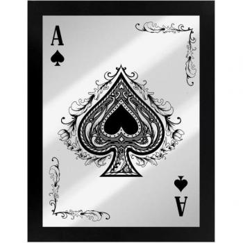 Targa a Specchio Argento/Nero Grindstore