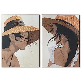 Diseño Vanguardia: Sombrero Moderno en Cuadro 104x143,5 cm – 2 Unidades