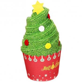Toalla de algodón para fiestas navideñas