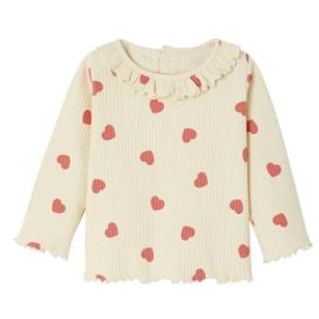 Sweet Vanilla Baby T‑Shirt with Hearts 6M-67CM
