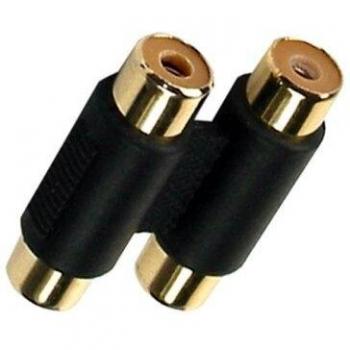 APM Double RCA Femelles Adaptateur Gold