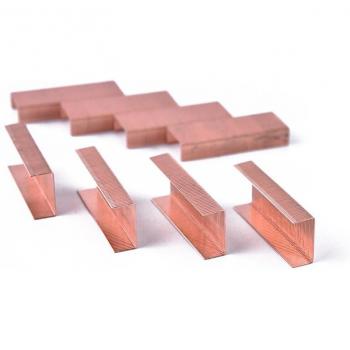 1000pcs Rose Gold Metal Staples, 24/6 Staple Box for Office Supplies