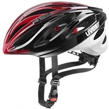 Casco Bicicletta Boss Race Uvex 52‑56 cm Nero Rosso Unisex