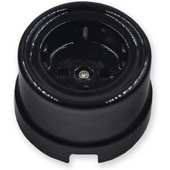 Wooden Wall Switch Socket 68mm Diameter European Style