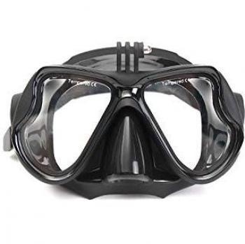 IBROZ Black Dive Mask avec Attache GoPro