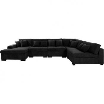 Skara U‑Form Sofa – Grau – 390 cm Breite – 190 cm Tiefe – 86 cm Höhe – Guido Maria Kretschmer