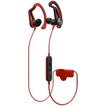 Pioneer SE-E7BT-R In-Ear Bluetooth Sportkopfhörer für iPhone und Android Smartphones, Rot