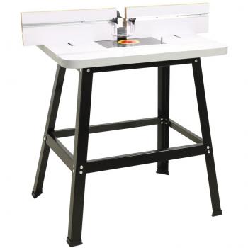 Table de toupie en MDF et acier 81x61x88 cm