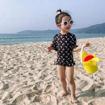 Traje de Baño Bebé Niña Luna y Playas Estilo