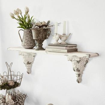 Wandplank Pabu, landelijke stijl (15 x 100 x 28 cm)