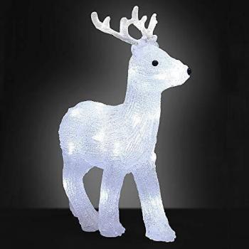 Figurine décorative LED cerf Noël