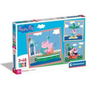 Clementoni Puzzelset Peppa Pig 3 in 1 3x48 Tähtiä