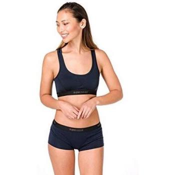 Soutien-gorge de Sport Femme Super. Natural W Semplice Bra 260 Laine mérinos Top L Navy Blazer