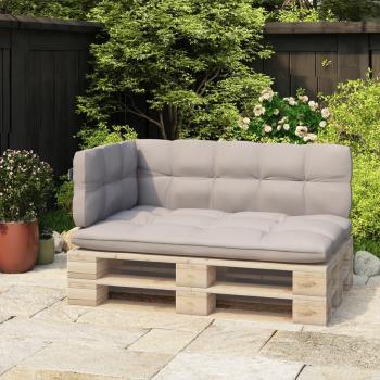 Schienale per Divano a Pallet Grigio Chiaro 110 cm in Ferro Vidaxl 64976