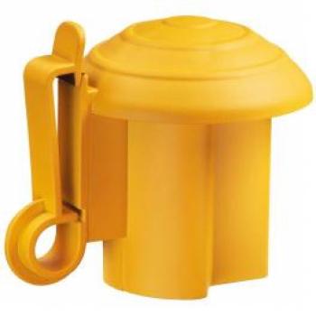 T-Post-Isolator, gelb, 10 Stück