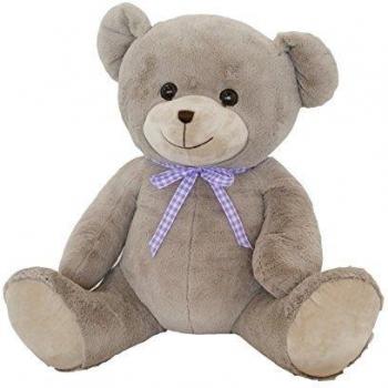 Ourson Mignon de 60 cm en Gris