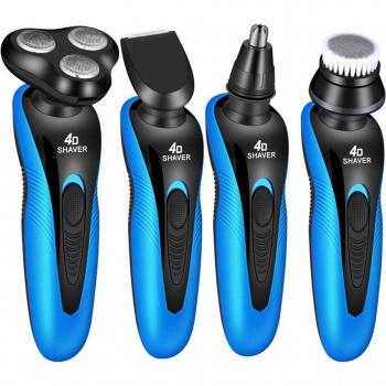 Floating Wash Electric Shaver with Beard Trimmer