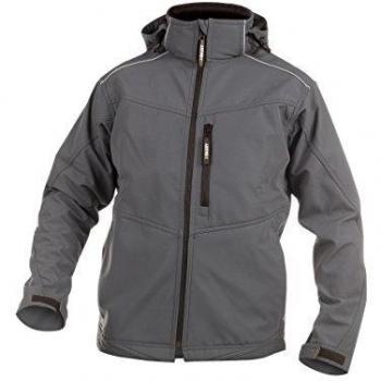 Dassy Herren Softshelljacke Tavira, wasserdicht, Zement, M