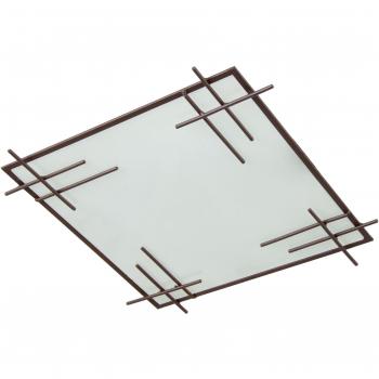 ToSel Plafón Castaño con Luz Suave