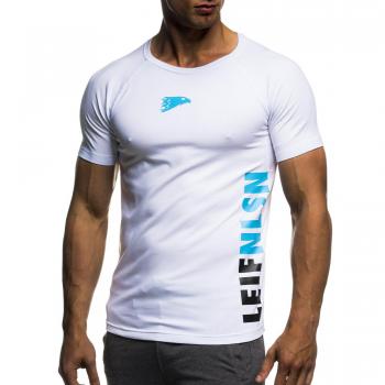 Leif Nelson Gym T-Shirt Herren M weiß, Artikelnummer LN06279