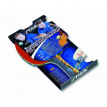 Stiga 1532‑01 PowerPulse Red Table Tennis Blade – Concave Surface