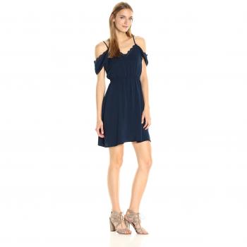 VERO MODA Vmmille S/l Short Dress, Vestido Corto Sin Mangas para Mujer, Azul