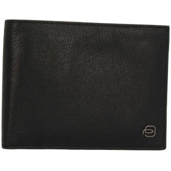 Piquadro Herrenbörse Black Square Horizontal
