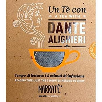 Un tè con Dante Alighieri. Tempo di lettura: i 5 minuti di infusione-A tea with Dante Alighieri. Reading time: just the 5 minutes needed to brew. Ediz. bilingue. Con tea bag