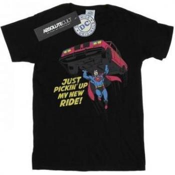 DC Comics Damen Superman New Ride Boyfriend Shirt