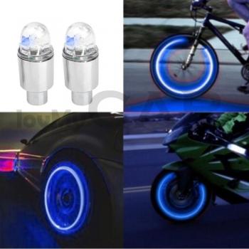 LED Dustproof Valve Caps for Bike Wheels