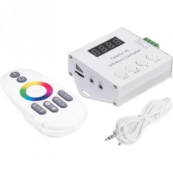 Controlador de música digital X2 para tiras LED WS2811 WS2812B SK6812RGB 6803