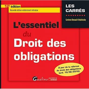 L'essentiel du droit des obligations 2016-2017
