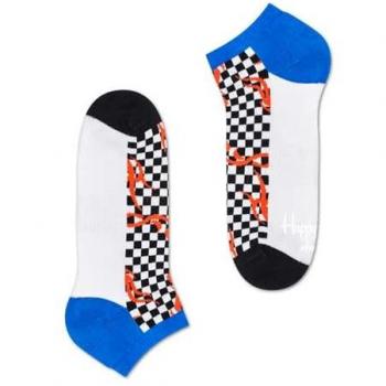 Chaussettes Basses Noires avec Motif Tribal Happy Socks