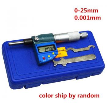 Digital Micrometer 0-25mm 0.001mm Carbide Tip