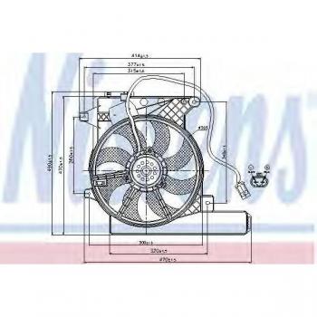 Nissens 85202 Engine Cooling Fan