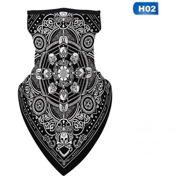 Men Women Face Scarf Bandana Ear