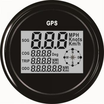 Medidor Nudos MPH 0‑999 Km/h con Antena GPS