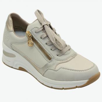 Rieker Women’s Beige Slip‑On Shoes UK 4