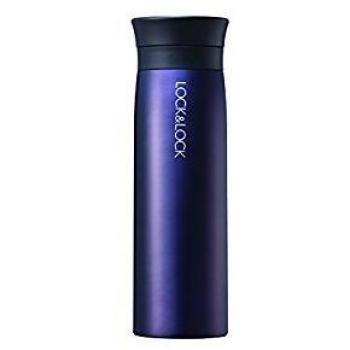 LOCK & LOCK 13.5 oz Vacuum Insulated Travel Mug, Black