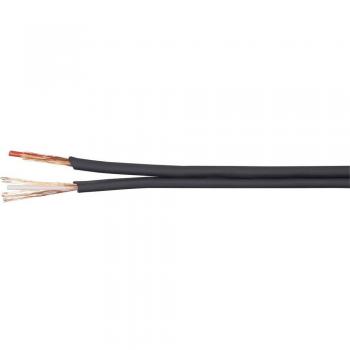 Câble audio BKL Electronic 1106001/50, 2 × 0,14 mm², Noir, 50 m