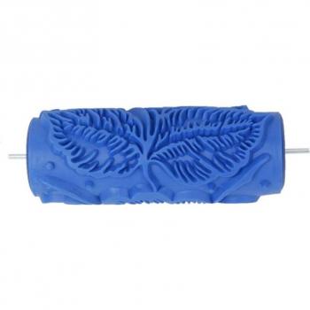 15cm Blue Floral Paint Roller