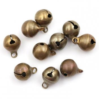 Cascabeles de Bronce para Decoración de Navidad 10 unids/lote 10/12/14cm