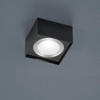 LED Deckenleuchte Kari in Schwarz-matt 12W 1030lm eckig
